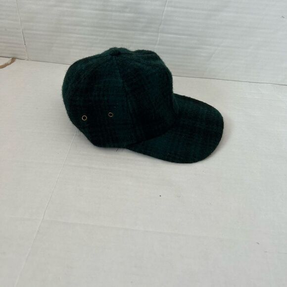 Woolrich Vintage Buffalo Plaid Wool Baseball Cap Size S/M - Picture 2 of 6